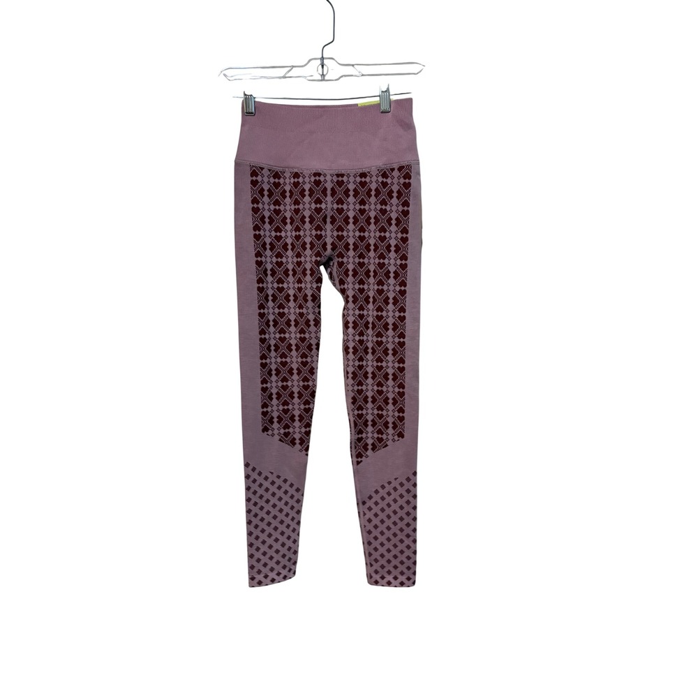 All In Motion Women Robust Maroon Ski Seamless Jacket and Leggings Set XS/S - Picture 3 of 11